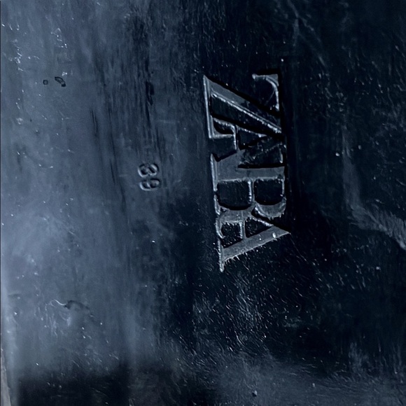 Zara Track Sole Black Sock Boot Women’s Size 8 - Picture 8 of 8